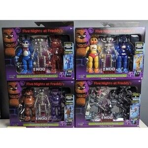 Five Nights at Freddy’s Endo Series 2 FULL SET Freddy Bonnie Chica Mangle FNAF